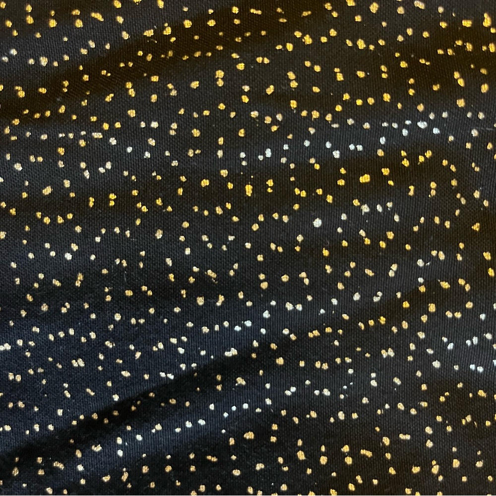 Velvet by Graham & Spencer Black with Metallic Speckles Woven Top SIZE SMALL - Picture 3 of 5